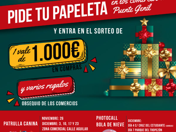 Campaña de navidad. Gana 1.000€ en compras