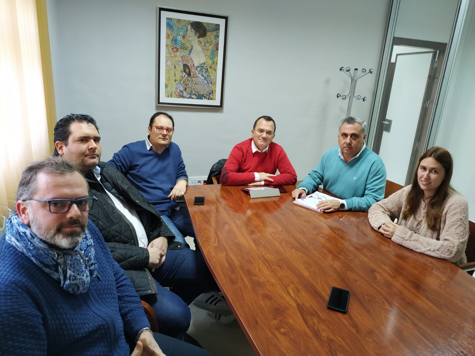 Reunión con el concejal de Desarrollo económico