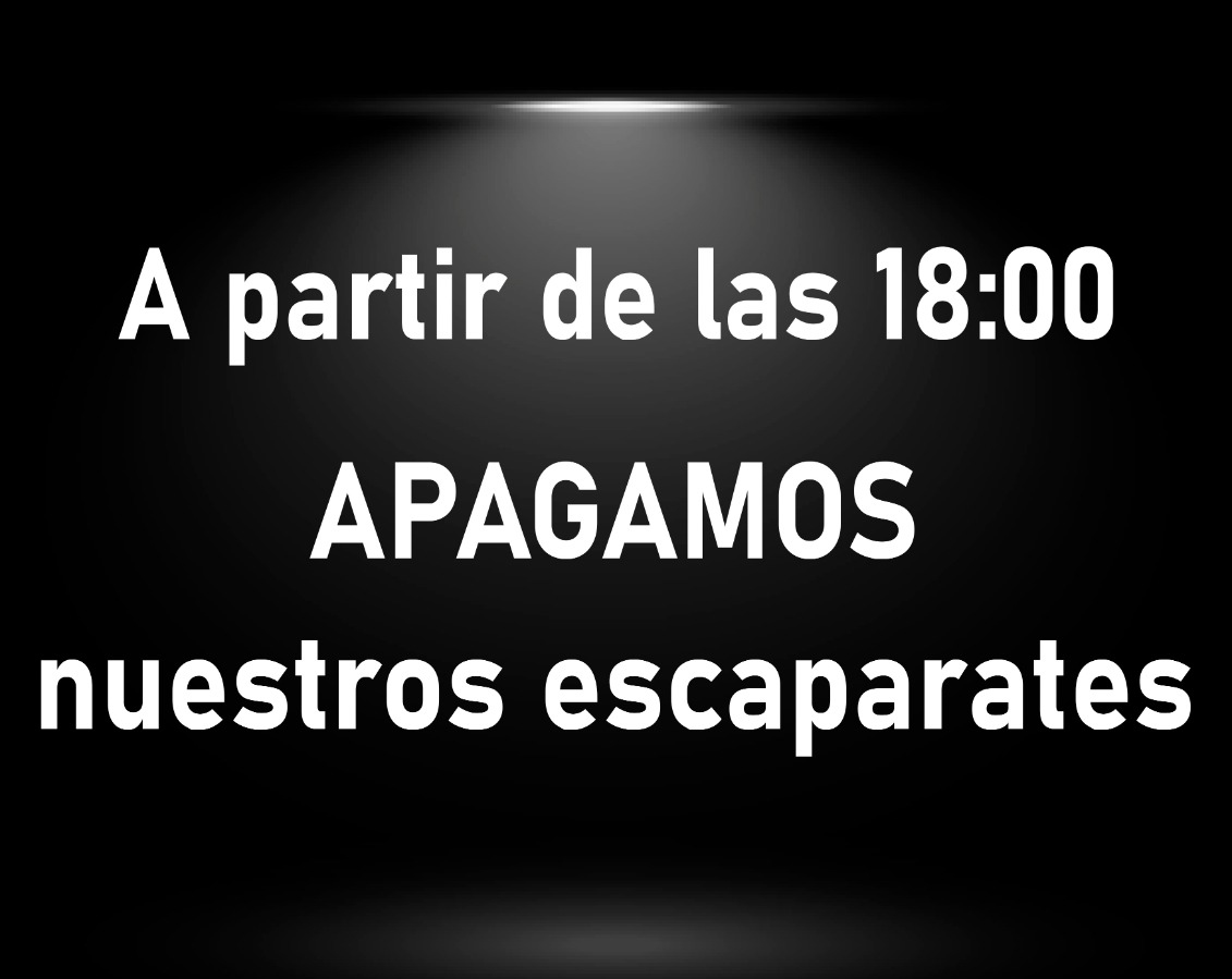 Apagón comercial a las 18:00